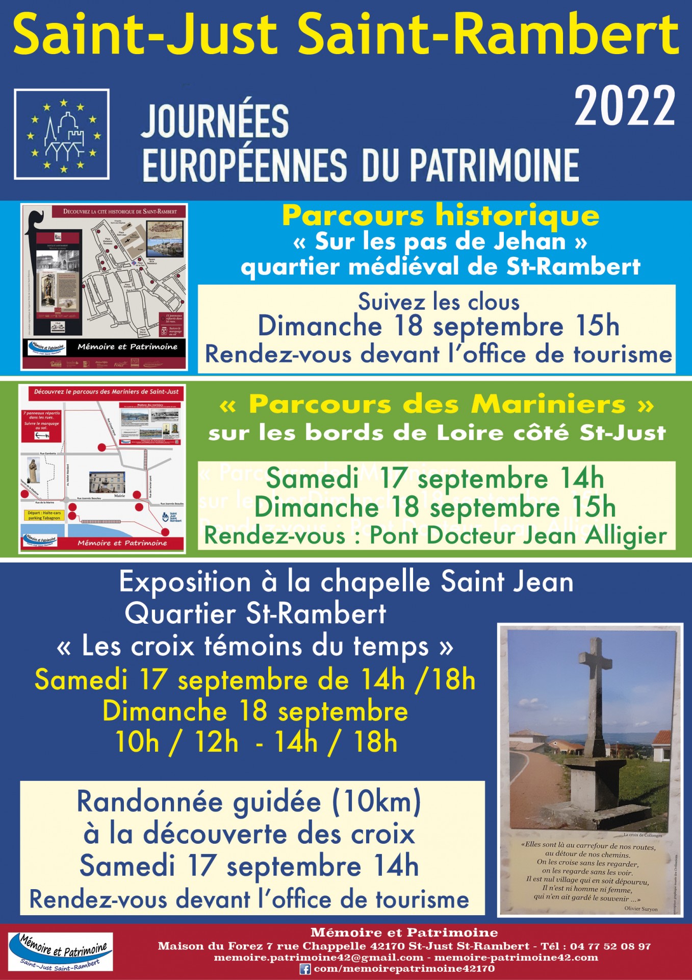 Affiche1a3 sanstexte memoire et patrimoine journees 2022