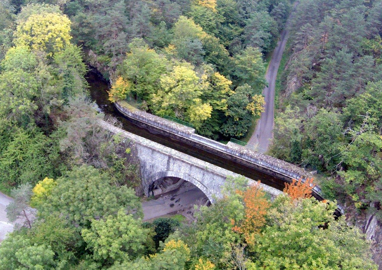 Le pont-canal à Malval-Grangent(Drone)