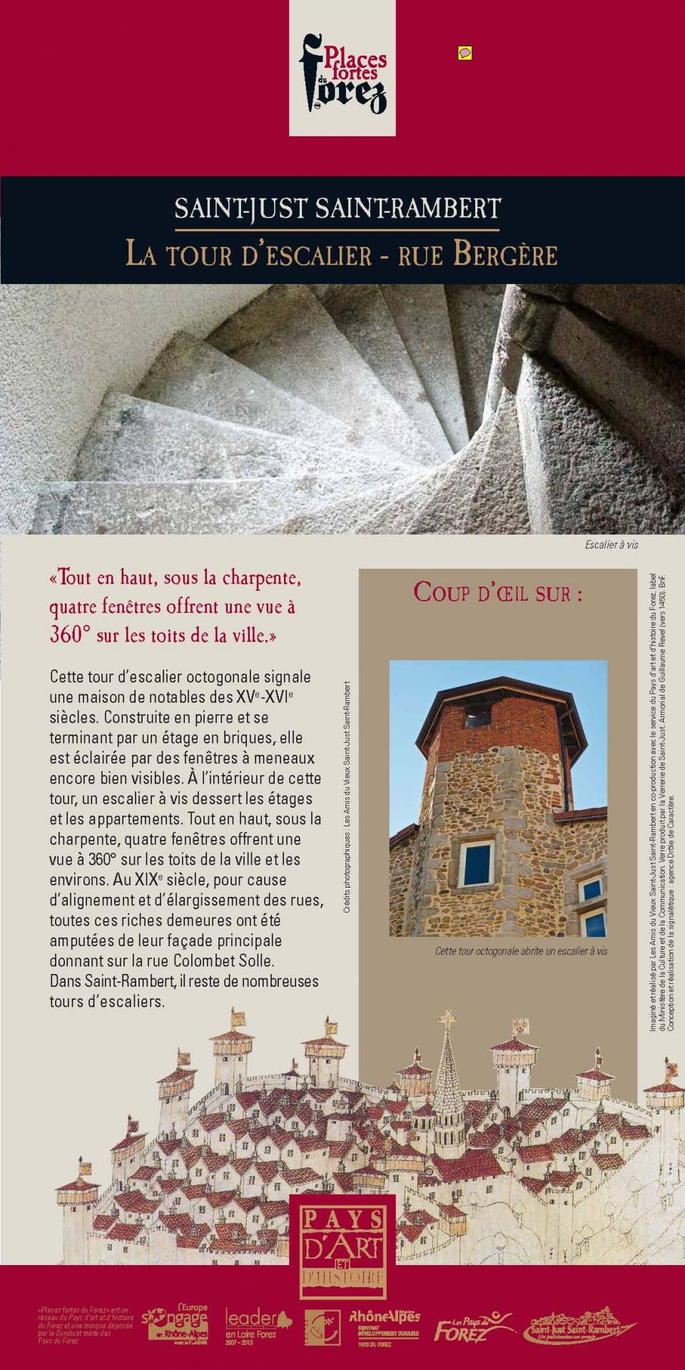 Parcours historique Tour escalier