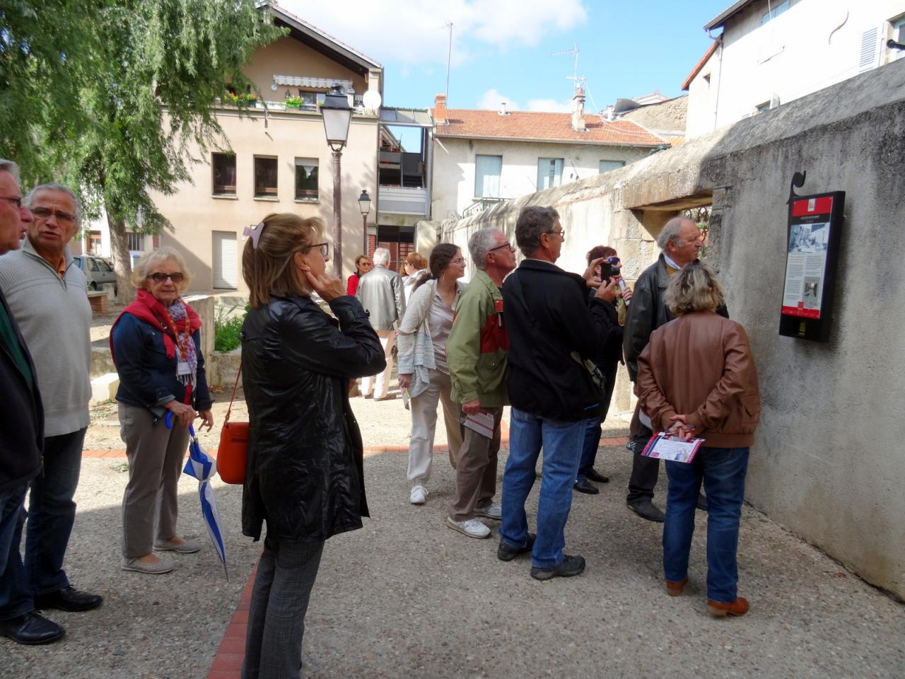 Visite du parcours avec Noëlle